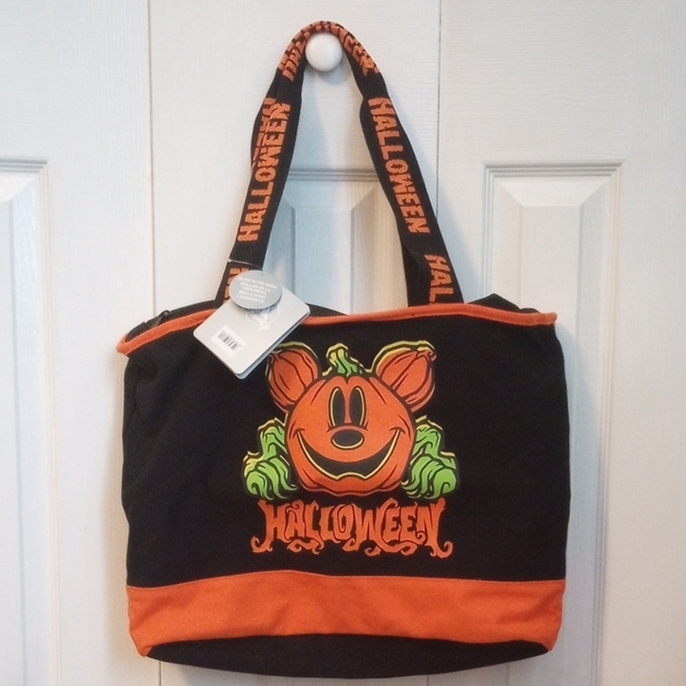 Disney Halloween Tote Bag - Black and Orange